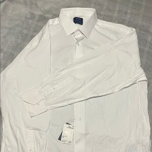 Lorenzo Crisp White Dress Shirt